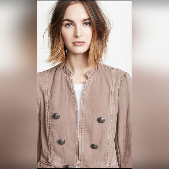 BlazerFree People Jagger Dusty Mauve Pink Jacket size M - Picture 5 of 11